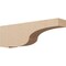 Ekena Millwork 6"W x 36"D x 12"H Thin Van Buren Rough Cedar Woodgrain TimberThane Corbel, Primed Tan CORUR06X36X12VANRCPR - alternate 1